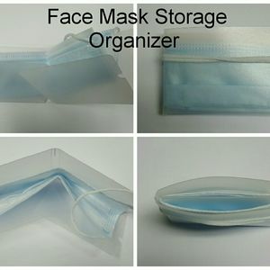 2pcs Face Mask Storage Organizer